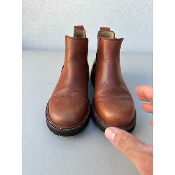 Samuel Hubbard Women's "24 Seven for Her " 7 Chelsea Cognac Leather Boot EU 37 - Picture 10 of 10